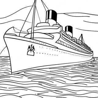 Pagina Para Colorear Majestuoso Transatlantico Britannic 27454-25013