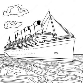 Pagina Para Colorear Majestuoso Transatlantico Britannic 27454-25015