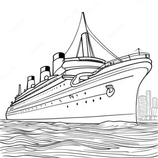 Pagina Para Colorear Majestuoso Transatlantico Britannic 27454-25016