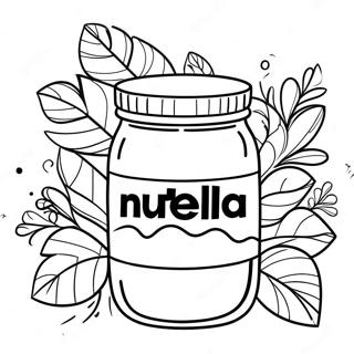 Nutella Páginas Para Colorear