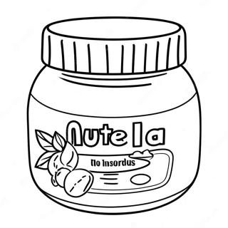 Pagina Para Colorear Tarro De Nutella 27463-25019