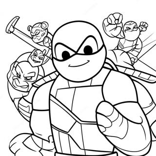 Pagina Para Colorear De Rise Of The Tmnt 27503-25050