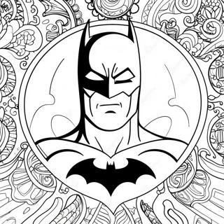 Logo De Batman Páginas Para Colorear