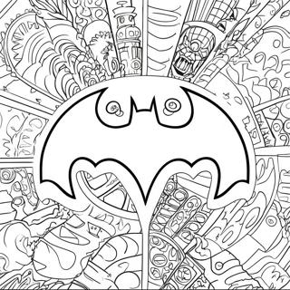 Pagina Para Colorear Del Logo De Batman 27553-25083