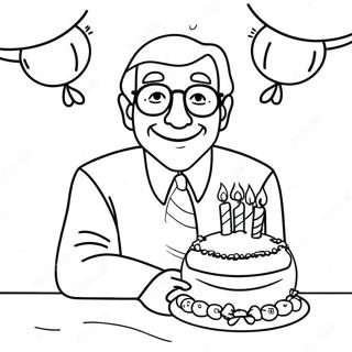 Pagina Para Colorear De Divertido Feliz Cumpleanos Abuelo 27574-25102