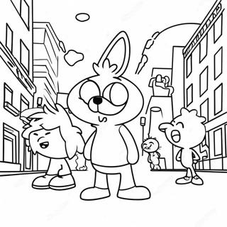 Pagina Para Colorear De Big City Greens 2757-2241