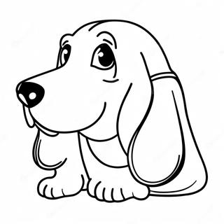 Pagina Para Colorear De Basset Hound 27583-25108