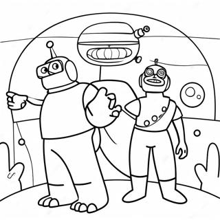 Pagina Para Colorear De Futurama 27733-25226