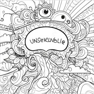 Pagina Para Colorear Del Logo De Unspeakable 2777-2257