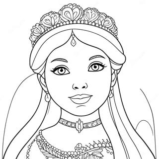 Pagina Para Colorear De La Princesa De Nieve 27823-25298