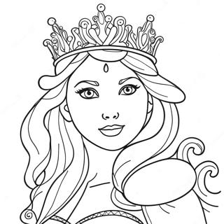 Pagina Para Colorear De La Princesa De Nieve 27823-25299