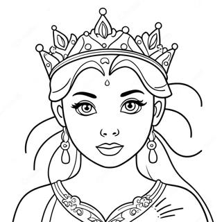 Pagina Para Colorear De La Princesa De Nieve 27823-25300