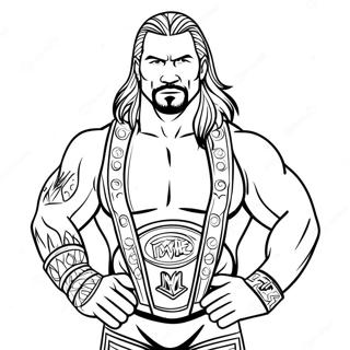 Pagina Para Colorear De La Wwe 27833-25307