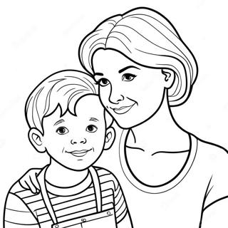 Pagina Para Colorear De Mama E Hijo 27874-25330