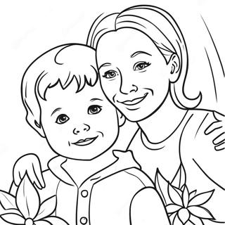 Pagina Para Colorear De Mama E Hijo 27874-25332