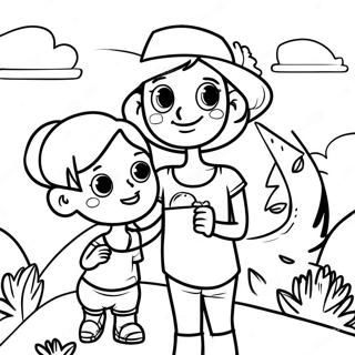 Pagina Para Colorear De Mama E Hijo Aventureros 27875-25333