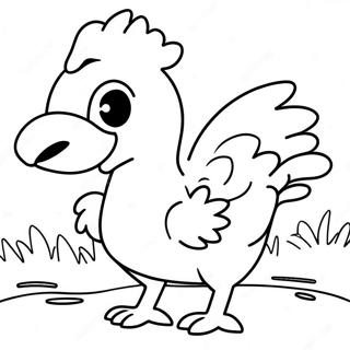 Pagina Para Colorear De La Aventura De Chocobo 28025-25455