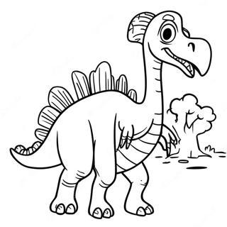 Pagina Para Colorear De Therizinosaurus 28084-25499