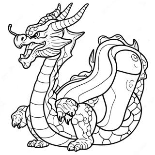 Shenron Páginas Para Colorear