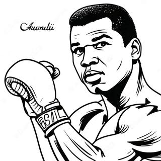 Pagina Para Colorear De Muhammad Ali 28164-25562