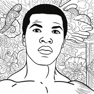 Pagina Para Colorear De Muhammad Ali 28164-25563