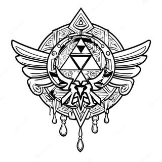 Pagina Para Colorear Del Logo De Zelda Lagrimas Del Reino 28315-25676