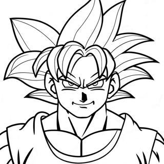 Pagina Para Colorear De Goku Super Saiyan 4 28405-25746