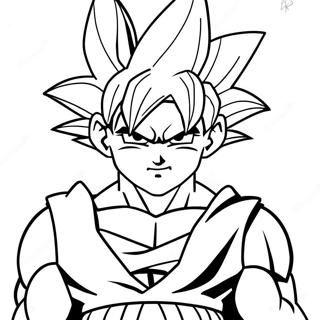 Pagina Para Colorear De Goku Super Saiyan 4 28405-25748