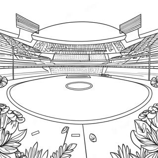 Pagina Para Colorear Del Campo De Futbol 28415-25756