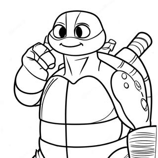 Tmnt 2012 Páginas Para Colorear