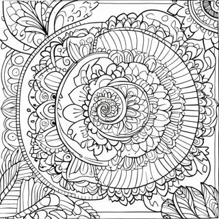 Pagina Para Colorear De Mandala De Mindfulness 28787-26048