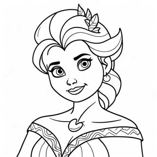 Pagina Para Colorear De Elsa En Halloween 28816-26068