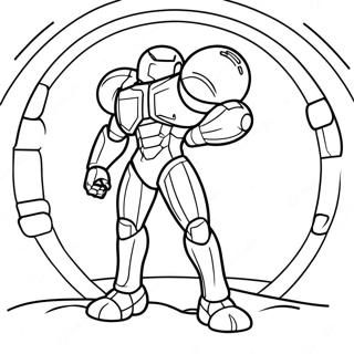 Pagina Para Colorear De Metroid 28856-26099