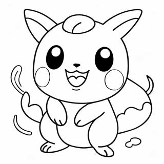 Chibi Pokemon Páginas Para Colorear