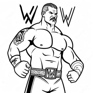 Pagina Para Colorear De La Wwe 28966-26188