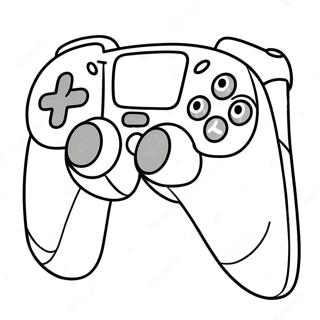 Controlador Ps5 Páginas Para Colorear