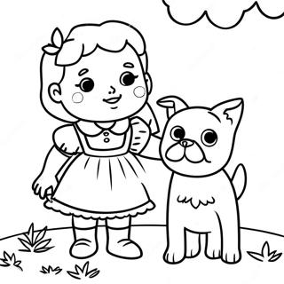 Pagina Para Colorear De La Aventura De Dorothy Y Toto 2899-2349