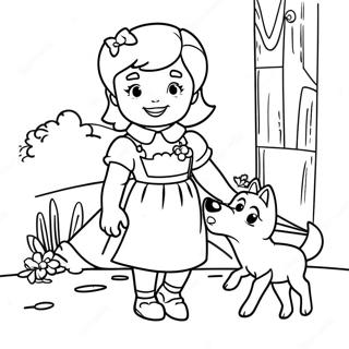 Pagina Para Colorear De La Aventura De Dorothy Y Toto 2899-2352