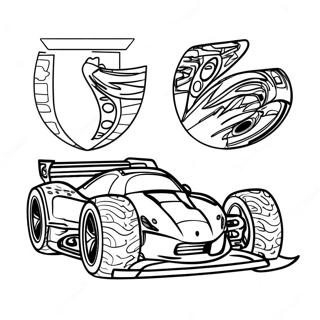 Pagina Para Colorear De Carrera De Coche Rc Rapido 29097-26293