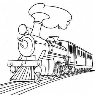 Pagina Para Colorear De Tren De Navidad 29106-26300