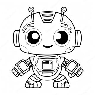 Pagina Para Colorear De Robot De Ia Lindo 29197-26376