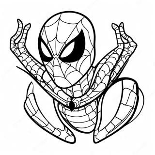 Pagina Para Colorear De Spider De Hierro 29206-26378