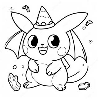 Pagina Para Colorear De Pokemon De Halloween Lindo 29266-26426