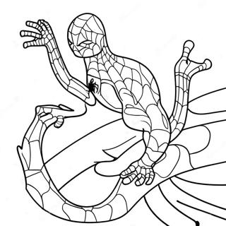 Lagarto De Spiderman Páginas Para Colorear