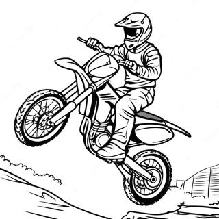 Pagina Para Colorear De Piloto De Motocross Genial 292-237