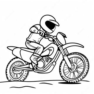 Pagina Para Colorear De Piloto De Motocross Genial 292-240