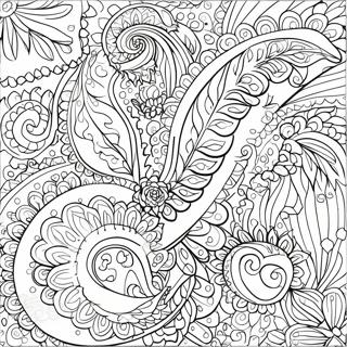 Paisley Páginas Para Colorear