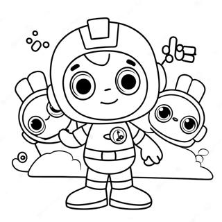 Pagina Para Colorear De Mighty Math Heroes Team Umizoomi 29348-26486