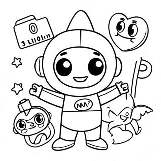 Pagina Para Colorear De Mighty Math Heroes Team Umizoomi 29348-26488