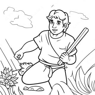 Pagina Para Colorear De Daniel En Accion 29368-26503